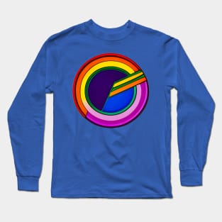 Circular Rainbow Long Sleeve T-Shirt